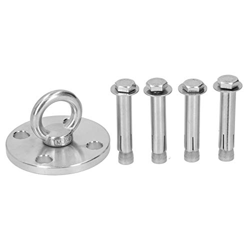 CHEOTIME Wand-Deckenhalterung, 304 Edelstahl, Wandhalterung, Yoga-Hängematte, Aufhängung, Schaukel, Sandsack, Befestigungshaken für Gymnastikringe, Yoga-Schaukel CHEOTIME Wand-Deckenhalterung, 304 Edelstahl, Wandhalterung, Yoga-Hängematte, Aufhängung, Schaukel, Sandsack, Befestigungshaken für Gymnastikringe, Yoga-Schaukel von CHEOTIME