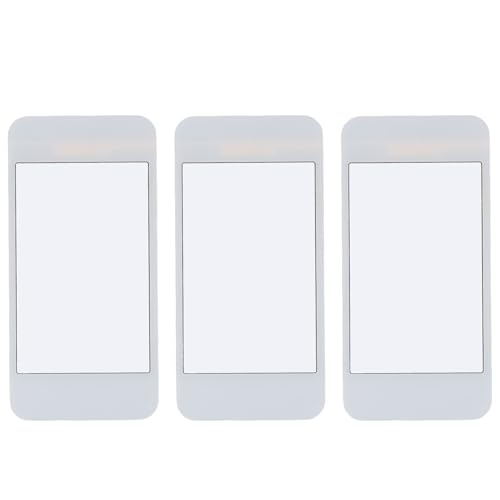 Cheotime 3PCS Top Screen Objektiv, Harz obere Spielkonsole Vorderbildlinse Ersatzabdeckung mit Klebstoff für Neue 2DS XL (Weiß) von CHEOTIME