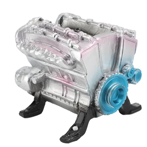 Cheotime 8 Zylindermotormodell, Simulationsharzauto -Motormodell für Sammler, Schreibtischdisplay und Bildungsdekoration von CHEOTIME