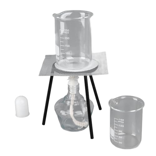 Cheotime Chemistry Lab Kit, langlebige Heizungsexperiment -Werkzeug -Set Chemieausrüstung, Laborbecher für Schüler Unterricht Klassenzimmer Demonstration von CHEOTIME
