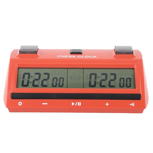 Cheotime Chess Clock -Timer, digitaler Schachtimer mit großer Leinwand, professionelle Schachuhr für Turnier und Brettspielwettbewerb von CHEOTIME