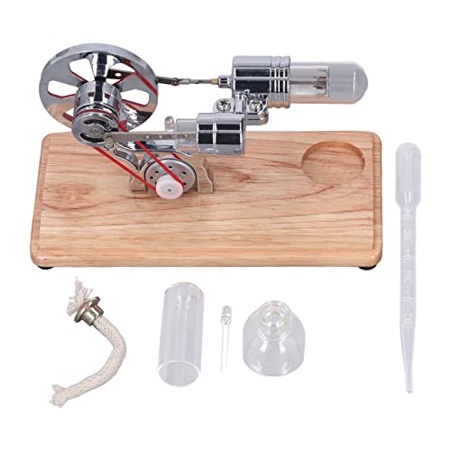 Cheotime Legierungstahl Tiefstemperatur Stirling Motor, Stirling Motormotor Modell Pädagogikspielzeug niedriger Rausch niedriger Verschmutzung Glättere Stirling wissenschaftliche von CHEOTIME