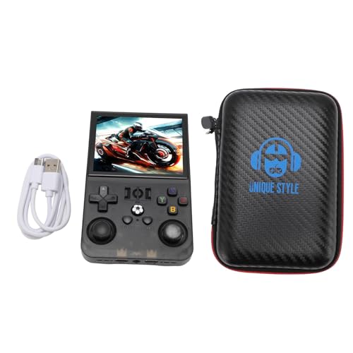 Cheotime R36Pro Retro Handheld Game Console, 3,5 -Zoll -IPS -Bildschirm 640x480 Open Source Game Player 4000MAH Batterie unterstützt 60+ Emulator Mehrere Spiele Dual -System (64GB) von CHEOTIME