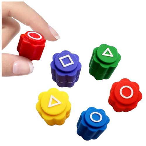 CHETOGIN Gonggi Traditionelles Koreanisches Spielspiel Set – 5er Set Handspiel für Kinder und Erwachsene, Geschicklichkeitsspiel mit Steinen, Lernspiel, Familie (5pcs) von CHETOGIN