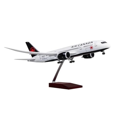 47CM Flugzeug Im Maßstab 1:157 Für Air Canada Boeing B777/B787 Airline-Flugzeugmodell, Druckgussharz-Flugzeug, Flugzeugsammlung (Size : Canada B787 No Light) von CHEWYZ