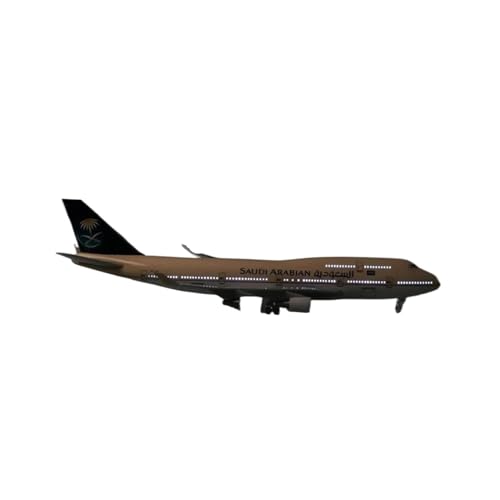 CHEWYZ 47CM Für Saudisches Boeing B747-Flugzeugmodell Im Maßstab 1:160 Aus Druckgussharz, Leichtes Geschenk (Size : with Light B747) von CHEWYZ
