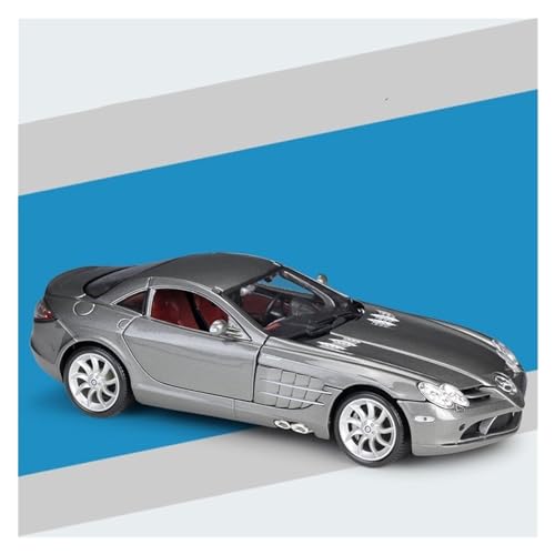 CHEWYZ Exquisites Automodell 1:18 Akribisch for SLR Mclaren Legierungs-Druckgussauto Statisches Metallmodell Sammlerfahrzeuge (Größe : Silver) von CHEWYZ