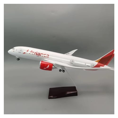 CHEWYZ Für Columbia Airlines Boeing B787/A220-Flugzeugmodellserien Als Geschenk Im Maßstab 1:150, Aus Druckgussharz (Size : B787 with Light) von CHEWYZ