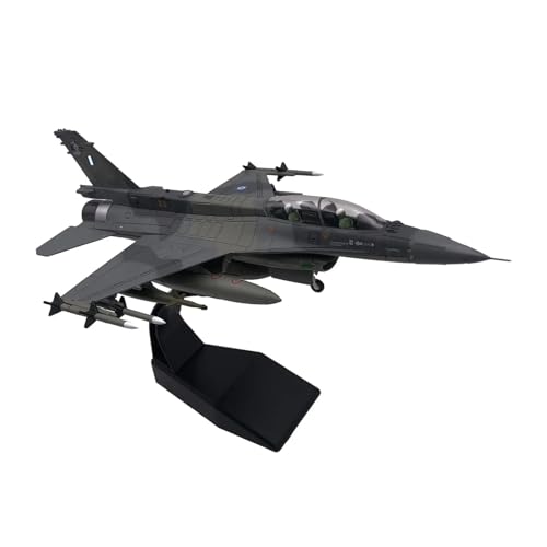 CHEWYZ Für F16-Flugzeugmodell Mit Ausstellungsstand, Souvenir, Stromlinienförmiger Körper, Sammlerstücke, Retro-Flugzeugmodell 1:72 von CHEWYZ