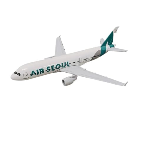CHEWYZ Für Korean Air Seoul Airlines Airbus 320 A320 Flugzeug Modell Airways 1/400 Skala Druckguss Geschenke 16 cm Legierung Metall von CHEWYZ