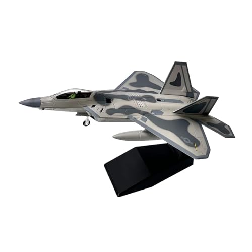 CHEWYZ Für Lockheed Martin F-22 F22 Raptor Kampfjet, Druckguss-Metallflugzeugmodell, Geschenk, Verhältnis 1/100 (Size : F-22 PT) von CHEWYZ