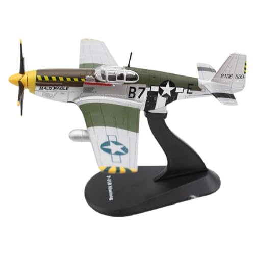 CHEWYZ Für North American P-51 Mustang Einsitziges Kampfflugzeug 1/72 Militärflugzeug 25 cm Modelllegierung Luftfahrt Sammlerstück von CHEWYZ