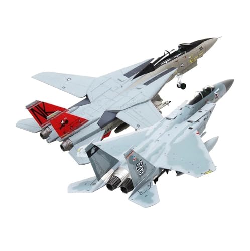 CHEWYZ Maßstab 1:100 Für F14 F15 Flugzeugträger-basiertes Kampfflugzeugmodell Der US Navy Aus Metalldruckguss (Size : F14) von CHEWYZ