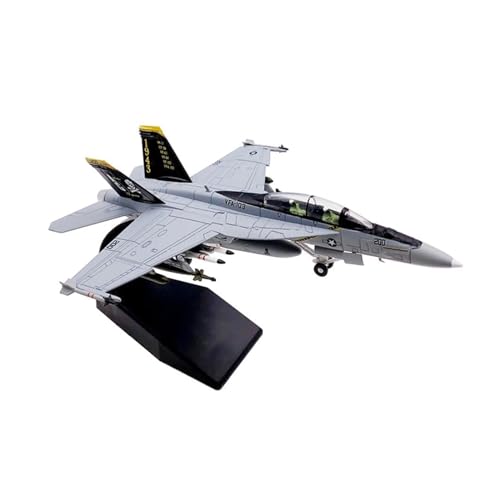 CHEWYZ Maßstab 1:100 Für Super Hornet F-18 F18 VF103 Strike Fighter Flugzeug Metall Militärdruckguss Flugzeugmodell (Size : F-18 VF103) von CHEWYZ