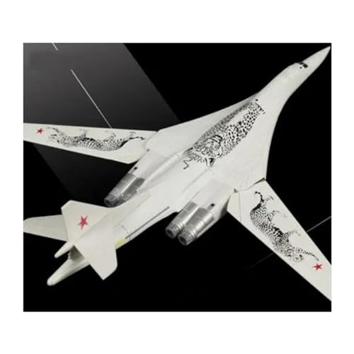 CHEWYZ Modell Aus Druckgusslegierung Im Maßstab 1:200 Für Das Russische Militärflugzeugmodell Tu-160 Fighter White Swan Bomber (Size : Cheetah Coating) von CHEWYZ