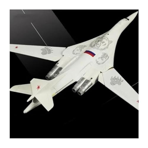 CHEWYZ Modell Aus Druckgusslegierung Im Maßstab 1:200 Für Das Russische Militärflugzeugmodell Tu-160 Fighter White Swan Bomber (Size : Polar Bear Coating) von CHEWYZ