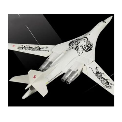 CHEWYZ Modell Aus Druckgusslegierung Im Maßstab 1:200 Für Das Russische Militärflugzeugmodell Tu-160 Fighter White Swan Bomber (Size : Tiger Coating) von CHEWYZ