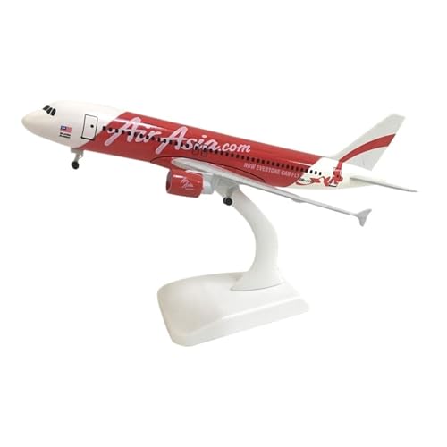 Für Boeing 777-Flugzeuge Der Vereinigten Arabischen Emirate, Modellflugzeuge, Metalldruckguss, Verhältnis 1/300, 20 cm (Size : AirAsia A320) von CHEWYZ