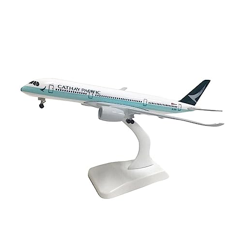 Für Boeing 777-Flugzeuge Der Vereinigten Arabischen Emirate, Modellflugzeuge, Metalldruckguss, Verhältnis 1/300, 20 cm (Size : Cathay Pacific A350) von CHEWYZ