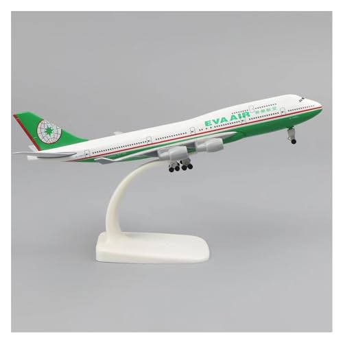 Für Da Cang Hong Hua B747 Metall Reproduktion Legierung Material Mit Fahrwerk Dekoration Metall Flugzeug Modell 20 cm 1:400 (Size : Evergreen) von CHEWYZ