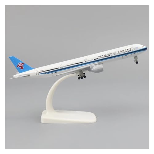 Für Eastern Airlines B777 Replika Aus Legierungsmaterial Mit Fahrwerk, Spielzeug, Sammlerstücke, Flugzeugmodell, 20 cm, 1:400 (Size : China Southern) von CHEWYZ