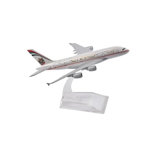 Für Etihad Boeing B777 Flugzeugmodell, Metalldruckguss, Maßstab 1:400, 16 cm (Size : Etihad A380) von CHEWYZ