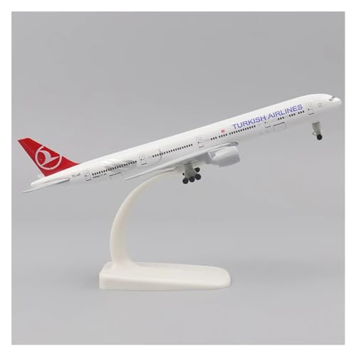 Für Kanada Boeing 777 Metallreplik Mit Fahrwerk Legierungsmaterial Luftfahrtsimulation Metallflugzeugmodell 20 cm 1:400 (Size : Turkey) von CHEWYZ