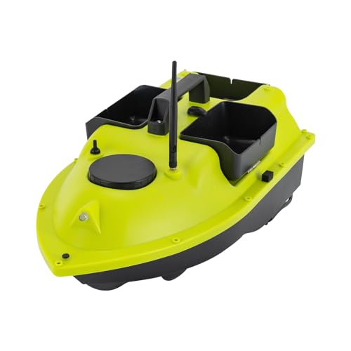 CHFUNE Fernbedienung Futterboote, 600m Fernbedienung Drahtlose Fischköder Köder Boot, Futterboot Angeln, Dual Motor 2KG GPS Routenkorrektur Nachtlichtblinker Grün CHFUNE Fernbedienung Futterboote, 600m Fernbedienung Drahtlose Fischköder Köder Boot, Futterboot Angeln, Dual Motor 2KG GPS Routenkorrektur Nachtlichtblinker Grün von CHFUNE