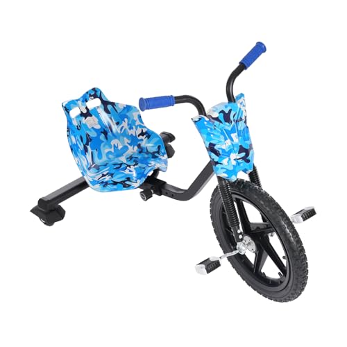 CHFUNE Kinderfahrzeug für Kinder Groß Räder City Roller Dreiradscooter für Kinder ab 4 bis 14 Jahre Dreirad Trike Dreiradscooter dreirädriges Funfahrzeug von CHFUNE