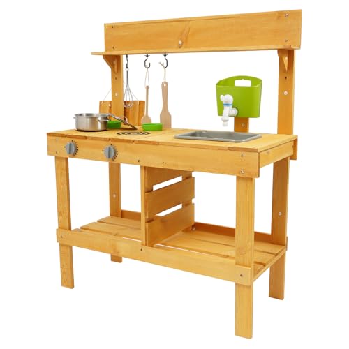 CHFUNE Kinderküche Holz Spielset Spielküche Kinder Küche, Kinderspielzeug ab 3 Jahre Mädchen Geschenk für 3 4 5 6 Jahre Mädchen Jungen Spielzeug Holz Küche mit Zubehör CHFUNE Kinderküche Holz Spielset Spielküche Kinder Küche, Kinderspielzeug ab 3 Jahre Mädchen Geschenk für 3 4 5 6 Jahre Mädchen Jungen Spielzeug Holz Küche mit Zubehör von CHFUNE