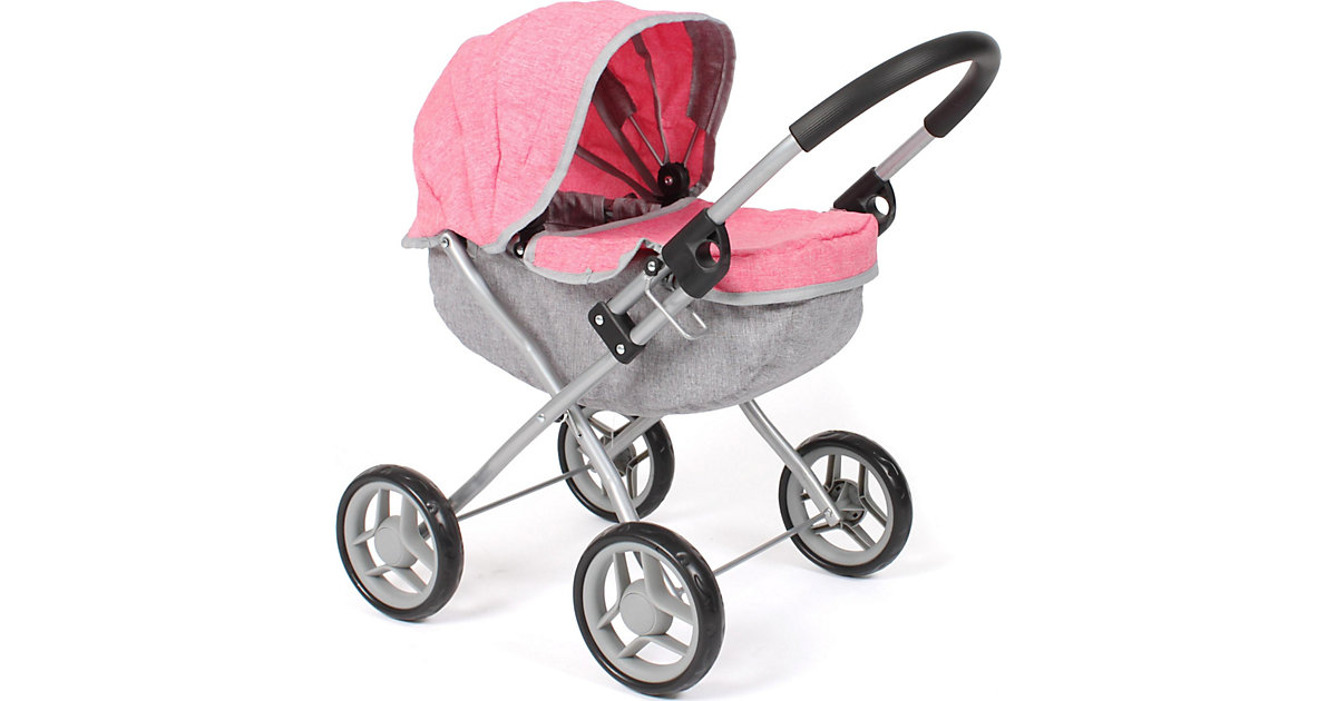 Puppenwagen LILLI, Melange pink Puppenwagen LILLI, Melange pink von CHIC 2000