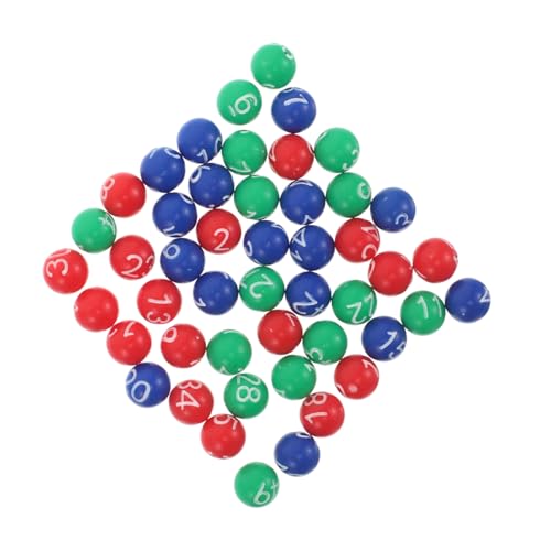 CHICAMPERA 1 Ball der Lotteriemaschine Bingo Kugeln befüllbare Gewinnbälle Plastikkugeln Preisbälle Verlosung von Bällen Bingo-Spielball Bingo-Partydekorationen - von CHICAMPERA