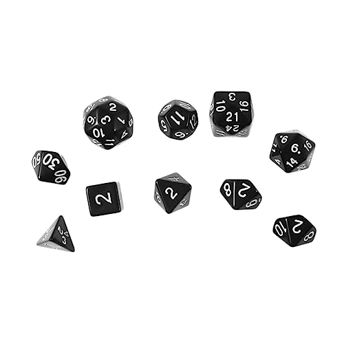 CHICAMPERA 1 Brettspiele facettenreiche Würfel настольные игры Table Gaming настольная игра Board Games Virtu brettspiel Unterhaltungsspiel Boardgames Board gamees Digitale Würfel Black von CHICAMPERA
