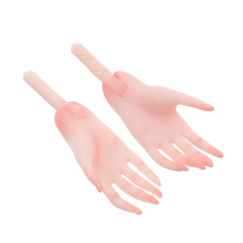 CHICAMPERA 1 Paar Kleine Puppen Hände Mini Handersatz Für Dollhouse Reparatur Winziger Finger Hände Plastikhände Modell Für Handwerkspuppen Handteile CHICAMPERA 1 Paar Kleine Puppen Hände Mini Handersatz Für Dollhouse Reparatur Winziger Finger Hände Plastikhände Modell Für Handwerkspuppen Handteile von CHICAMPERA