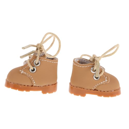 CHICAMPERA 1 Paar Puppenschuhe mit Verstellbaren Schnürsenkeln aus Weichem Material Puppen Fotoshootings und Spiele Süßes Design für Stilvolle Outfits CHICAMPERA 1 Paar Puppenschuhe mit Verstellbaren Schnürsenkeln aus Weichem Material Puppen Fotoshootings und Spiele Süßes Design für Stilvolle Outfits von CHICAMPERA