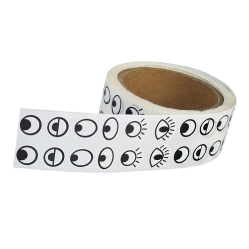 CHICAMPERA 1 Rolle Augenaufkleber Roll Selbstklebend für DIY Bastelprojekte Sichere Anwendung für Kreative Designs und Einfache Dekoration CHICAMPERA 1 Rolle Augenaufkleber Roll Selbstklebend für DIY Bastelprojekte Sichere Anwendung für Kreative Designs und Einfache Dekoration von CHICAMPERA