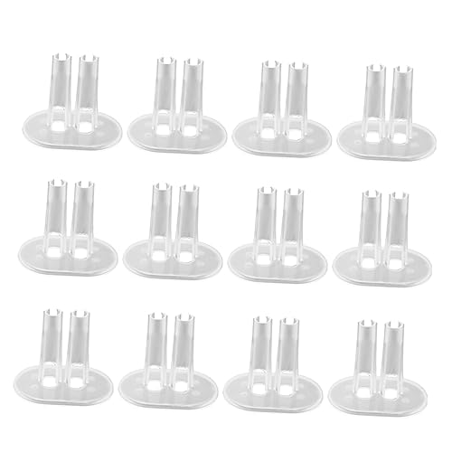 CHICAMPERA 1 Satz 12 Stück Puppenhalter Puppenbügel Transparenter Stentständer Puppenbein Steht Babypuppe Stehen Puppenständer Stand Groß Steht Für Anzeige Beine Puppenhaus von CHICAMPERA