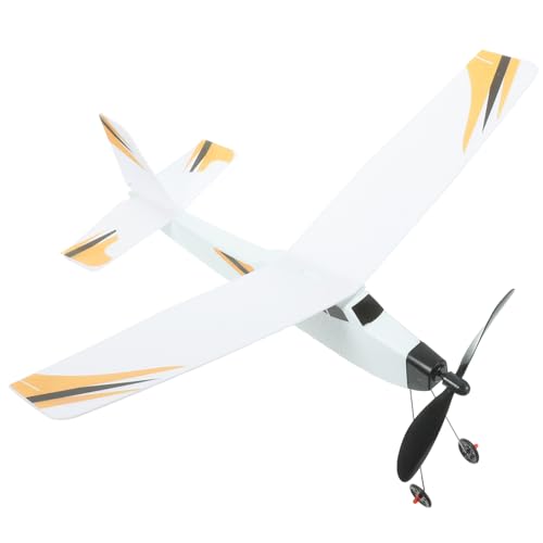 CHICAMPERA 1 Satz Angetriebenes Flugzeugmodell Outdoor Spielzeuge Flugzeuge Kinderspielzeug Für Draußen Gummibänder Outdoor Orange Folge von CHICAMPERA