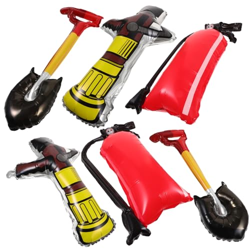 CHICAMPERA 1 Satz Aufblasbare Feuerwehrballons Teiliges Deko mit Feuerlöscher Schaufel und Hydrant für Feuerwehr Themengeburtstagsfeiern Langlebige Aluminiumfolie für Fotoshootings und CHICAMPERA 1 Satz Aufblasbare Feuerwehrballons Teiliges Deko mit Feuerlöscher Schaufel und Hydrant für Feuerwehr Themengeburtstagsfeiern Langlebige Aluminiumfolie für Fotoshootings und von CHICAMPERA