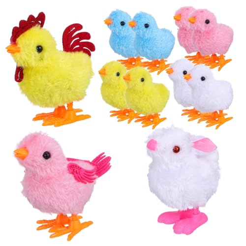 CHICAMPERA 1 Satz Aufziehspielzeug für Flauschige Hühnchen und Hase Farben Küken Hahn Henne Lustige Deko für Ostern und Fördert Motorische Fähigkeiten CHICAMPERA 1 Satz Aufziehspielzeug für Flauschige Hühnchen und Hase Farben Küken Hahn Henne Lustige Deko für Ostern und Fördert Motorische Fähigkeiten von CHICAMPERA