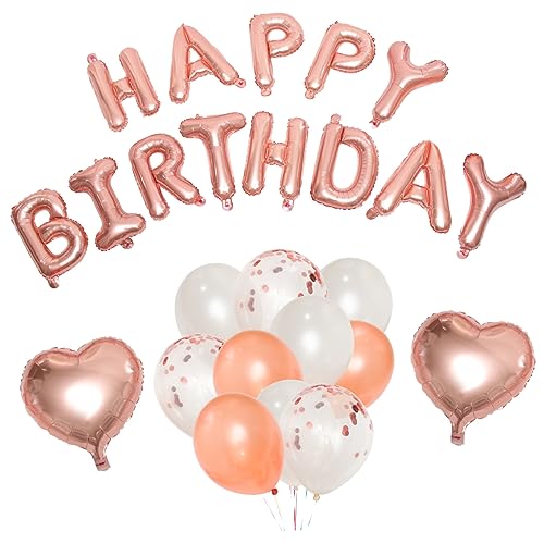 CHICAMPERA 1 Satz Ballonanzug Glücklich Rosa Party Farben Ballondekorationen zum Geburtstag Geburtstagsballon geburtstag dekoration luftballons Aluminiumfolie Rose Gold CHICAMPERA 1 Satz Ballonanzug Glücklich Rosa Party Farben Ballondekorationen zum Geburtstag Geburtstagsballon geburtstag dekoration luftballons Aluminiumfolie Rose Gold von CHICAMPERA