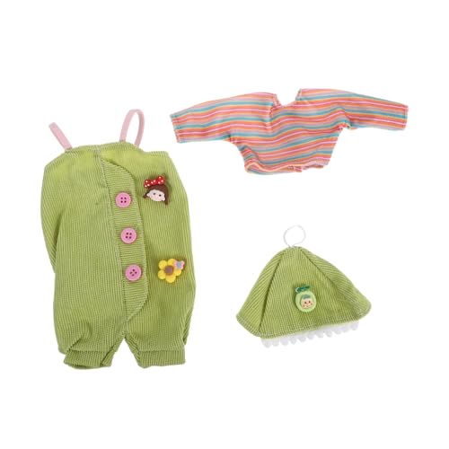 CHICAMPERA 1 Satz Bjd Puppenkleidung Set für Mädchen Enthält Kleidung Overalls Hüte im Schulstil für Sammler und Fotografie Strapazierfähige und Outfits für Gelenkpuppen CHICAMPERA 1 Satz Bjd Puppenkleidung Set für Mädchen Enthält Kleidung Overalls Hüte im Schulstil für Sammler und Fotografie Strapazierfähige und Outfits für Gelenkpuppen von CHICAMPERA