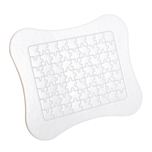 CHICAMPERA 1 Satz Blanko Puzzle für Sublimationstransfer Jigsaw Puzzle Teile für Kreative Projekte und für Familienfeiern und Partyspiele von CHICAMPERA