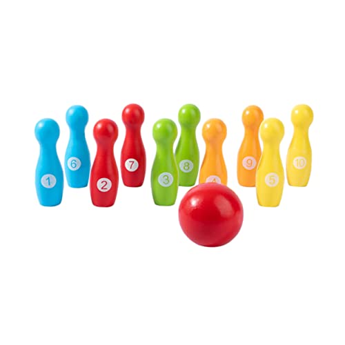 CHICAMPERA 1 Satz Bowling Kegelspiel für Lernspielzeug für Kleinkinder für Geburtstagsfeiern und Spielgruppen CHICAMPERA 1 Satz Bowling Kegelspiel für Lernspielzeug für Kleinkinder für Geburtstagsfeiern und Spielgruppen von CHICAMPERA