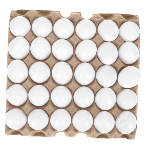CHICAMPERA 1 Satz Farbige Kunststoffeier mit Tablett Weißes Eier Modell für DIY und Bastelideen Druckfestes für Dekoration für Feste CHICAMPERA 1 Satz Farbige Kunststoffeier mit Tablett Weißes Eier Modell für DIY und Bastelideen Druckfestes für Dekoration für Feste von CHICAMPERA