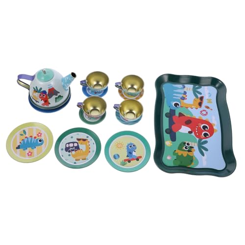 CHICAMPERA 1 Satz Für Teesets Spielzeuge Tee Gläser Für Für Den Nachmittagstee Für Die Küche Nachmittagstee Mini-teekannen Weißblech von CHICAMPERA