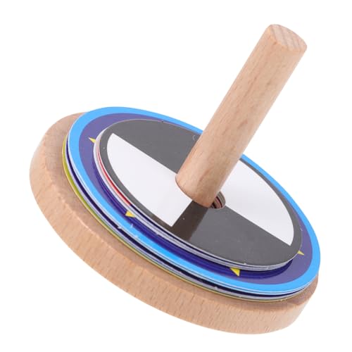 CHICAMPERA 1 Satz Holzkreisel für DIY Holz Gyroskop für Outdoor Aktivitäten Leicht und Kreativ Fördert Eltern Junge Mädchen Beziehungen und Körperliche Fitness von CHICAMPERA