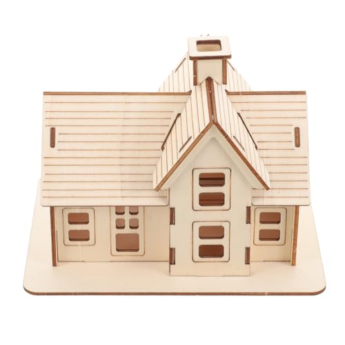 CHICAMPERA 1 Satz Holzpuzzle Bausatz DIY Modellhaus aus Holz für Erwachsene Kreatives Zusammenbauen Eines Miniaturhauses für Wohnzimmer Dekoration CHICAMPERA 1 Satz Holzpuzzle Bausatz DIY Modellhaus aus Holz für Erwachsene Kreatives Zusammenbauen Eines Miniaturhauses für Wohnzimmer Dekoration von CHICAMPERA