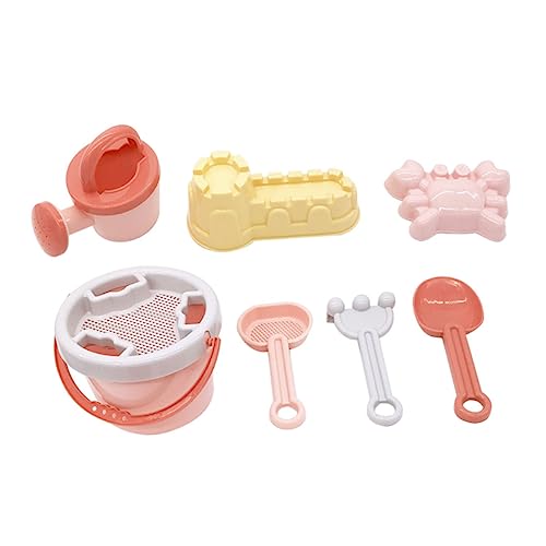 CHICAMPERA 1 Satz Interaktives Sandspielzeug Set für Tragbarer Eimer Förmchen und Rechen für Strand für Outdoor Aktivitäten Perfektes für Sommer von CHICAMPERA