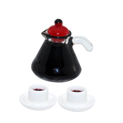 CHICAMPERA 1 Satz Kaffeetopfmodell Minis Mini-Kaffeetasse Form Tasse Mini Puppenhaus-Miniatur-Kaffeemaschine Miniaturen Miniaturkaffeekanne Kaffeekannen-Ornament Kaffeekanne für Minihaus Harz CHICAMPERA 1 Satz Kaffeetopfmodell Minis Mini-Kaffeetasse Form Tasse Mini Puppenhaus-Miniatur-Kaffeemaschine Miniaturen Miniaturkaffeekanne Kaffeekannen-Ornament Kaffeekanne für Minihaus Harz von CHICAMPERA